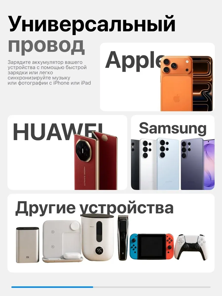 Кабель для мобильных устройств USB Type-C/USB Type-C 1 м — фото 6
