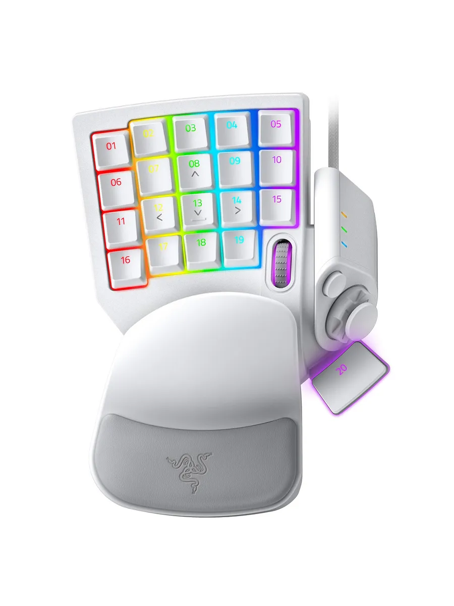 Razer Игровая клавиатура Tartarus Pro белая