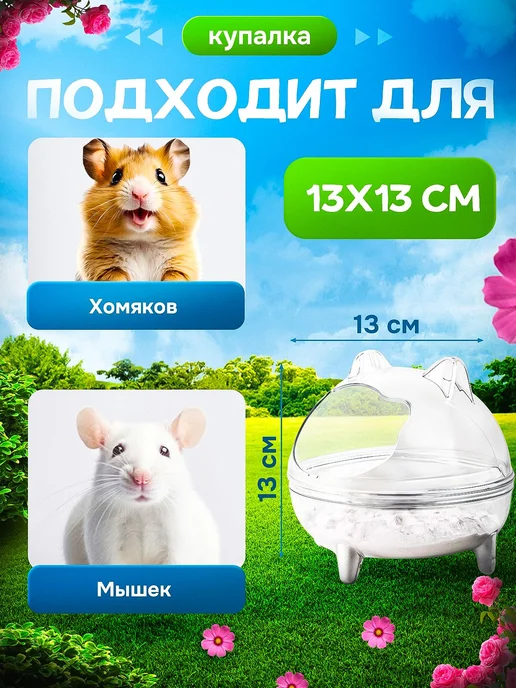 Купалка для Шиншиллы и хомяка, белый, фото 2