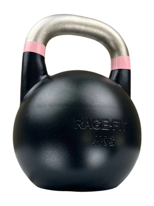 RAGE-FIT Гиря 4 кг соревновательная, черная, 4 кг, фото 3