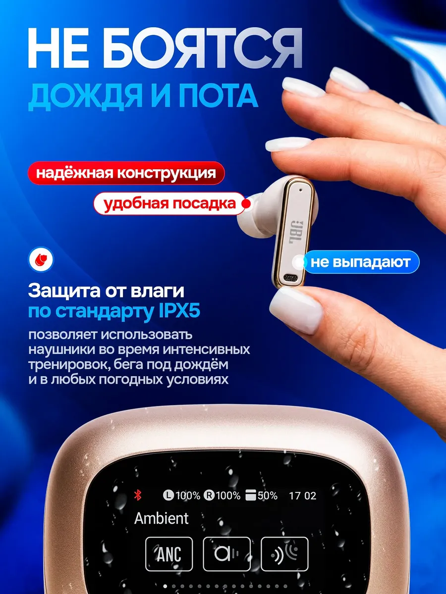 Наушники беспроводные с шумоподавлением Tour Pro 6 — фото 4