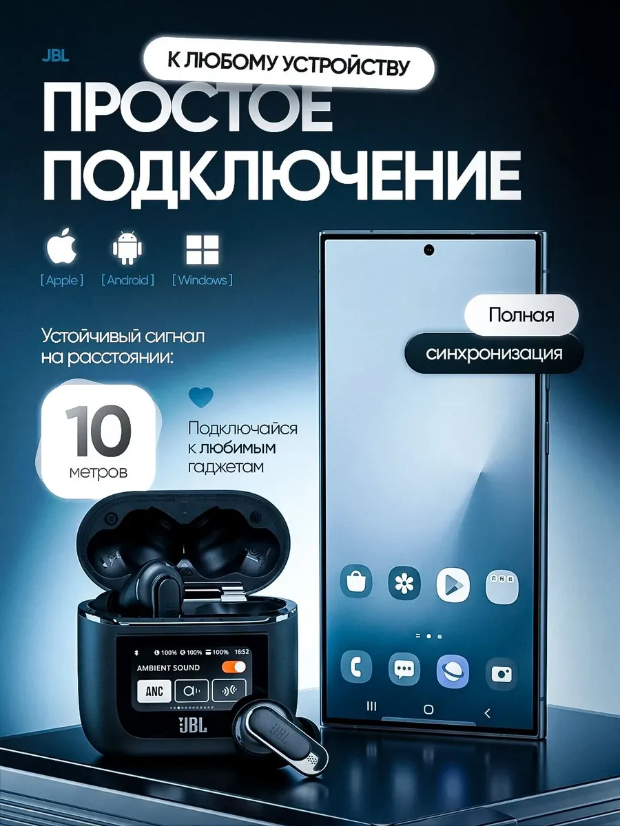 Наушники беспроводные с шумоподавлением Tour Pro 2 — фото 2