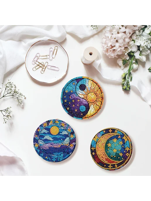 8 шт. DIY набор для Sun & Moon, подставки и держатели, 8 шт, фото 2