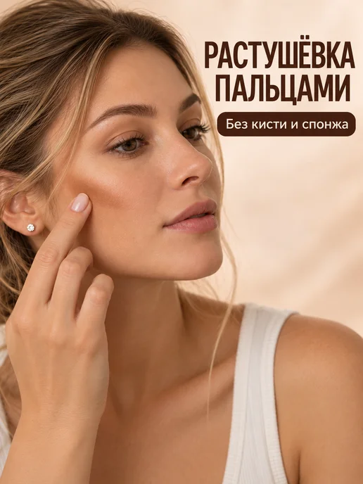 PrettyGirl Консилер для лица плотный светлый от синяков под глазами, коричневый, фото 3