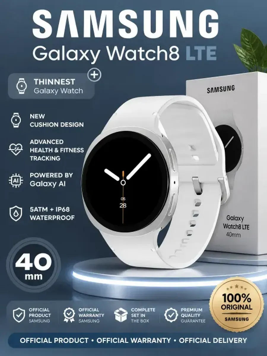 Samsung Умные часы Galaxy Watch 8 40 мм для бега
