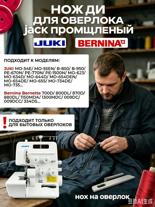 ножи для оверлока janome нож на оверлок janome Верхний и для, вариант, фото 2