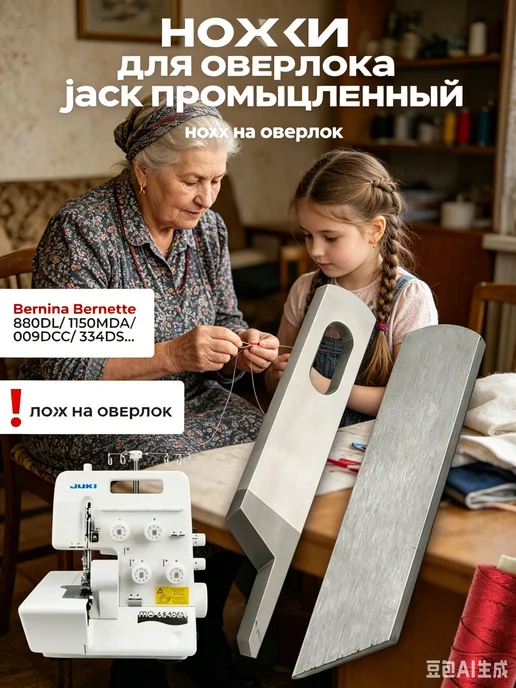 нож для оверлока jack промышленный Верхний и нижний ножи для, вариант