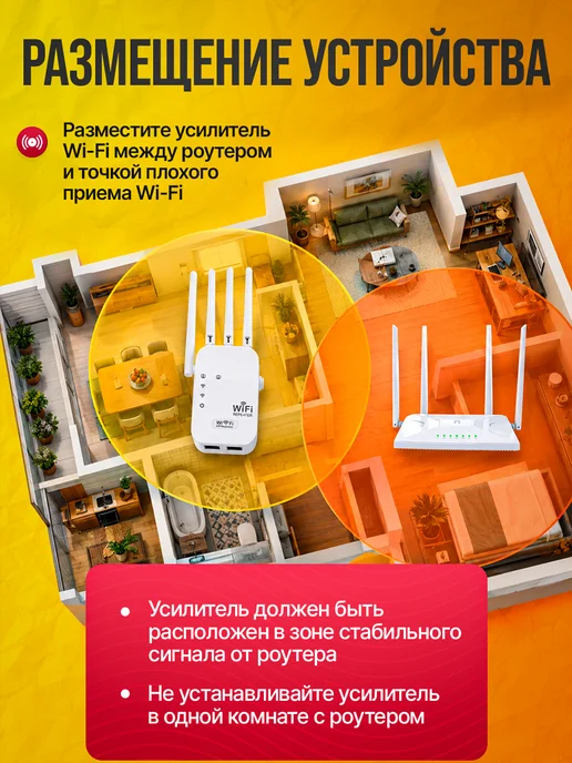 Усилитель Wi-FI Вай фай ускоритель, вариант, фото 6
