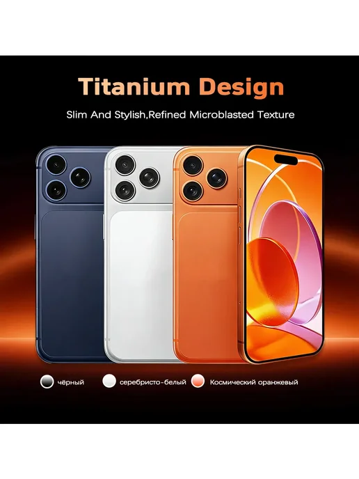 Смартфон Pro Max I Phone 18 Pro Max 10/1024 ГБ, черный, фото 2