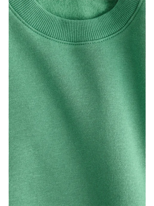 h&M kids Толстовка базовая с начесом, бежевый, фото 2