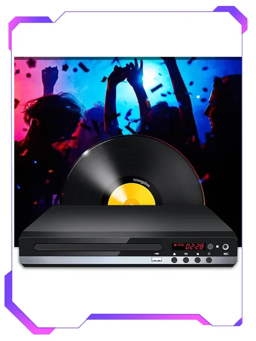 Домашний DVD-плеер Цифровой мультимедийный проигрыватель, вариант, фото 3