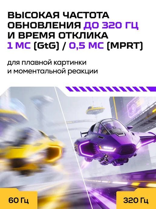 Machenike Монитор игровой MK-CF25F300M 24.5 320 Гц QD-MiniLED 384 зоны, 320Гц Fast IPS 24, фото 5