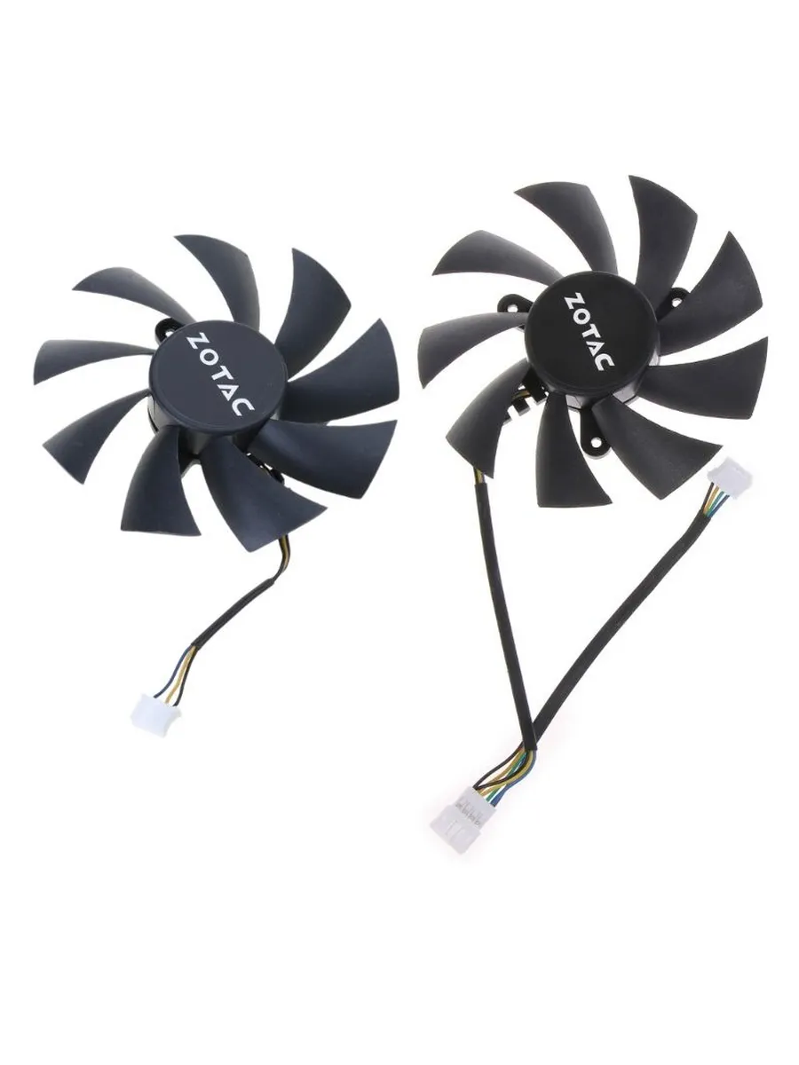 Вентиляторы для видеокарт Zotac RTX 2060S 1660 Ti (2 шт)