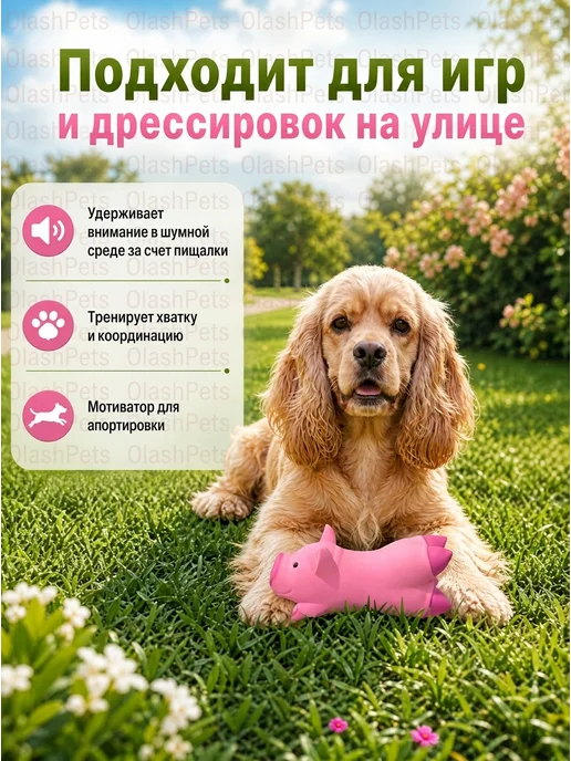 Olash Pets Игрушка для собак и щенков бутылка - пищалка, вариант, фото 3