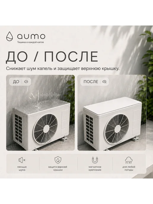 AUMO Шумоизоляция для кондиционера 800x350 мм, 800x350 мм, фото 2