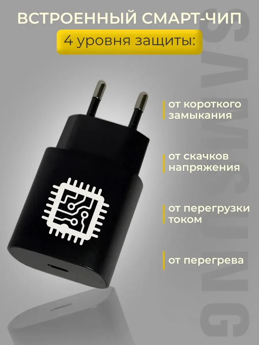 Быстрое сетевое зарядное устройство блок питания 25W — фото 3