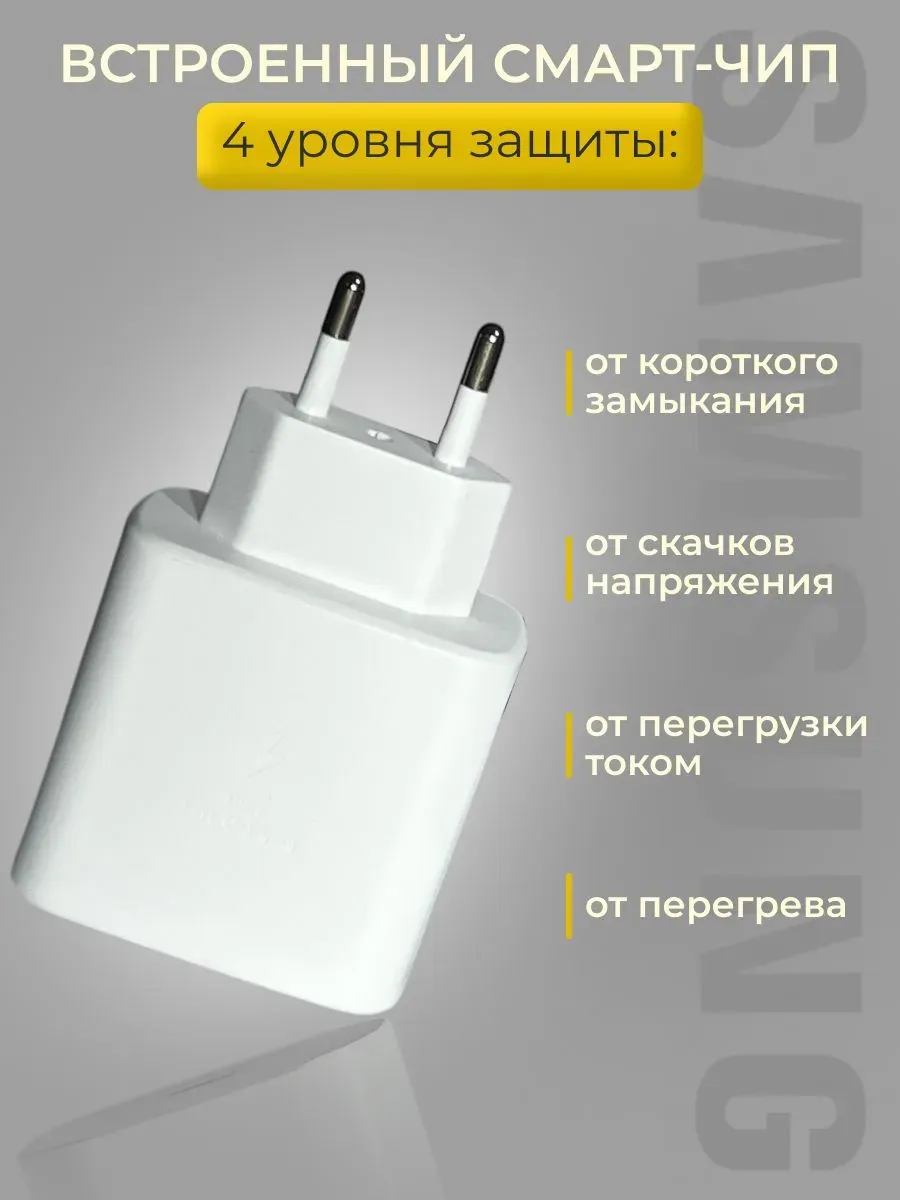 Быстрое сетевое зарядное устройство блок питания 45W — фото 2
