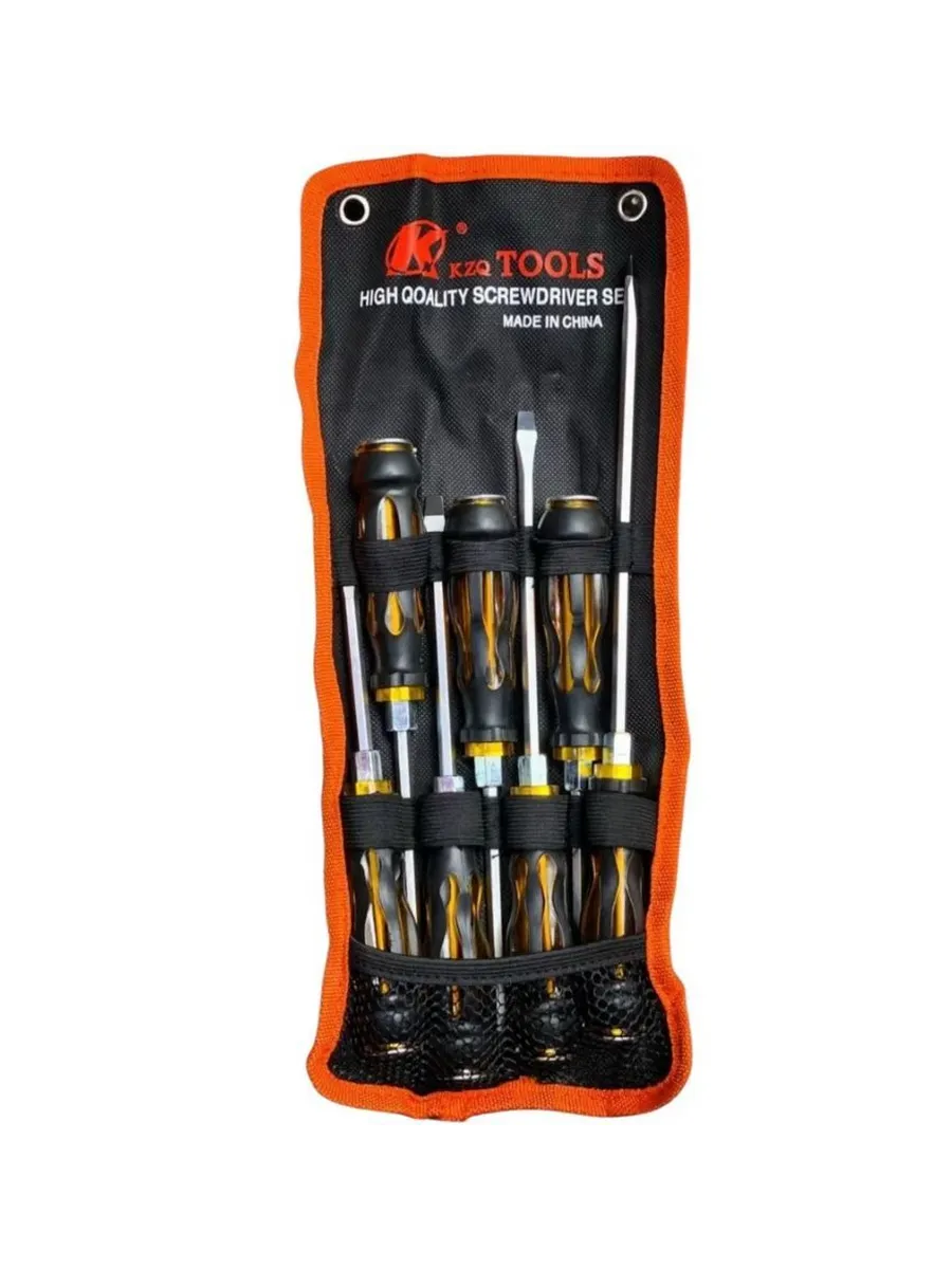 Набор ударных Отверток 7PCS (Оранжевый) RVA25