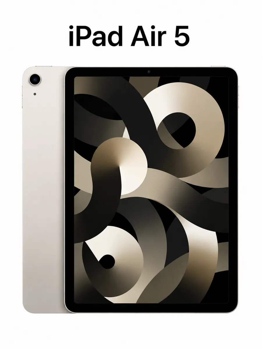 Планшет iPad Air 5, Wi-Fi, 256 ГБ, цвет "Звёздный свет Apple 1440931276 купить за 60 575 ₽ в интернет‑магазине Wildberries