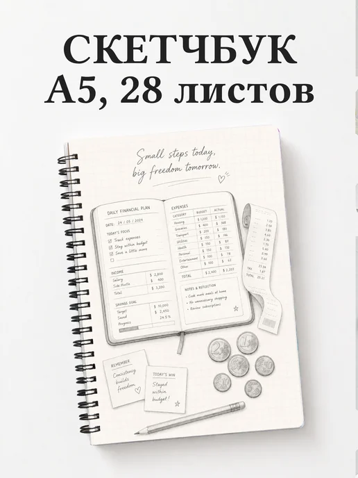 Скетчбук экономиста, бухгалтера