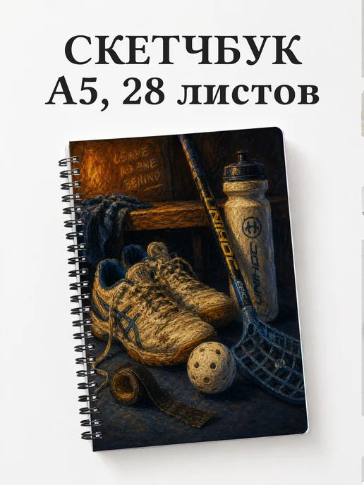 Скетчбук Флорбол