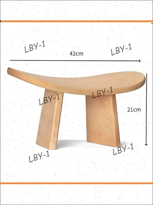 Хедстендер для йоги, 42x21 см, каучуковое дерево, 42x21 см, фото 4