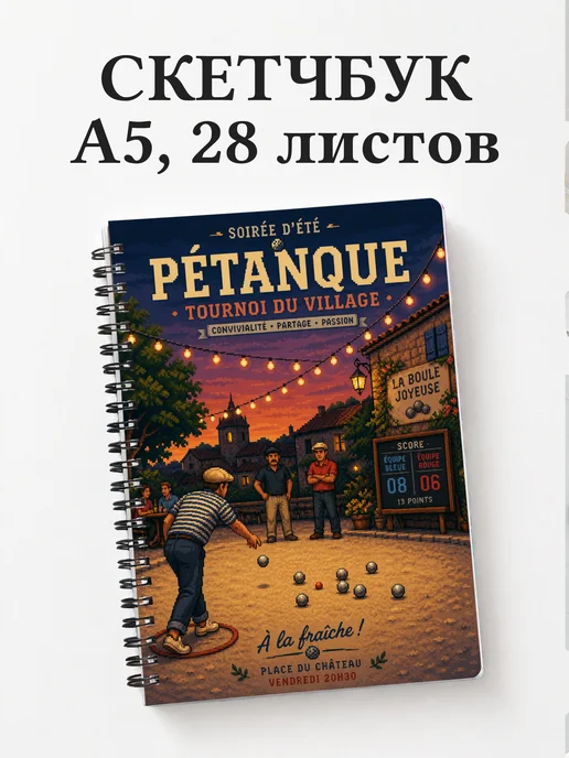 Скетчбук Петанк