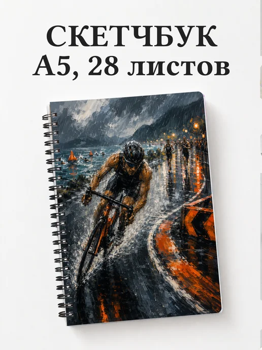 Скетчбук Триатлон