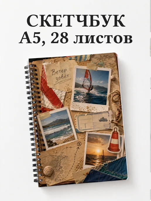 Скетчбук Виндсерфинг