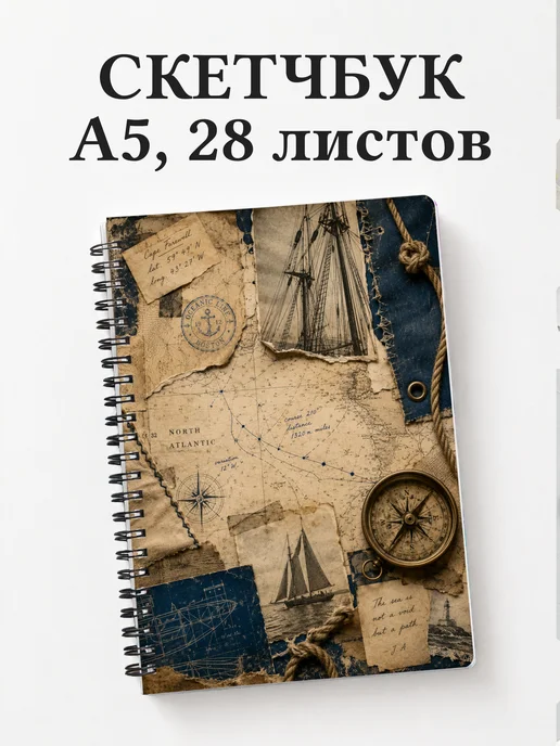 Скетчбук Парусный спорт
