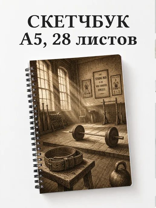 Скетчбук Тяжелая атлетика