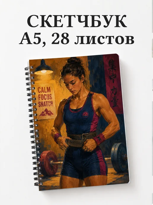 Скетчбук Тяжелая атлетика