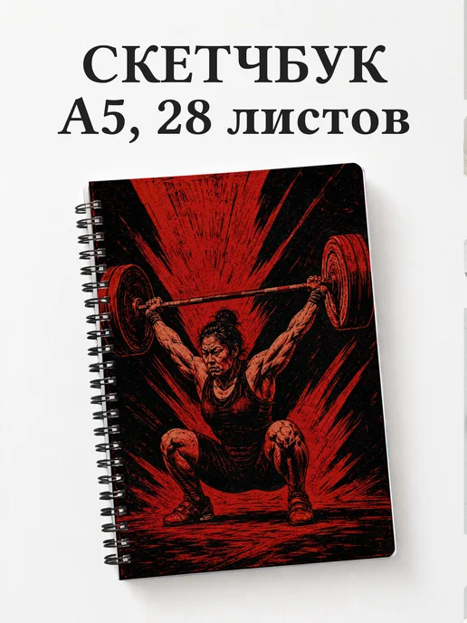 Скетчбук Тяжелая атлетика