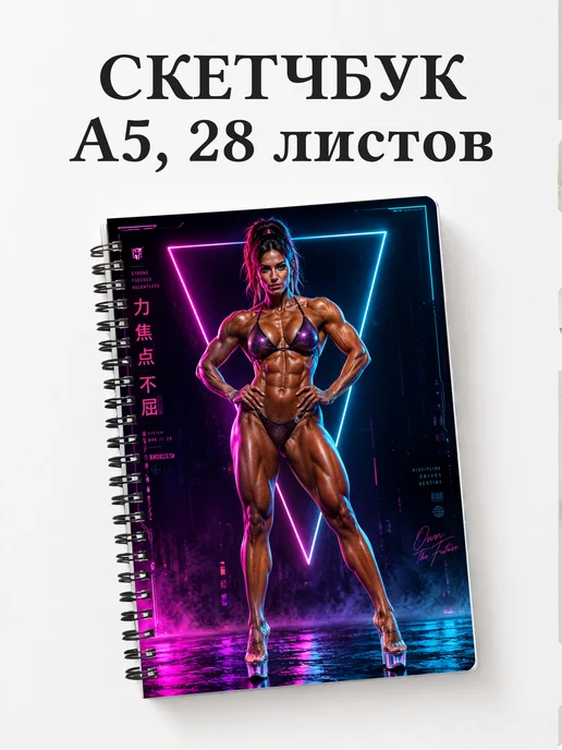 Скетчбук Бодибилдинг