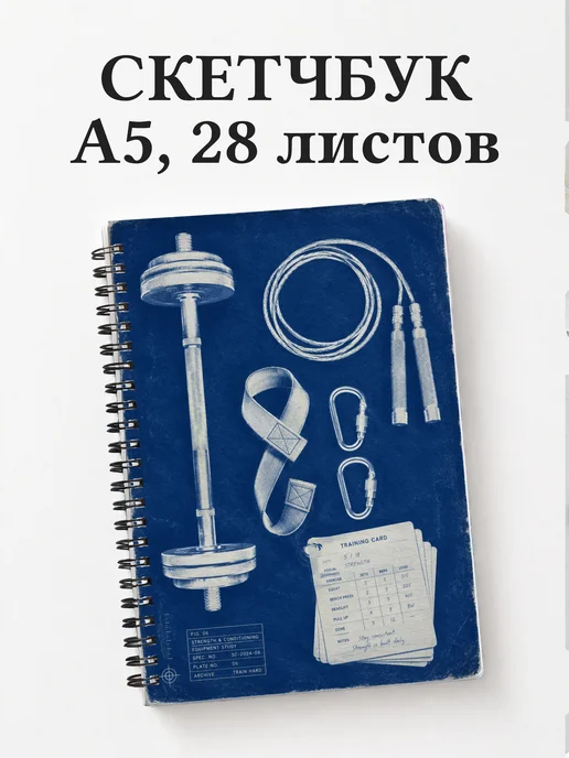 Скетчбук Бодибилдинг