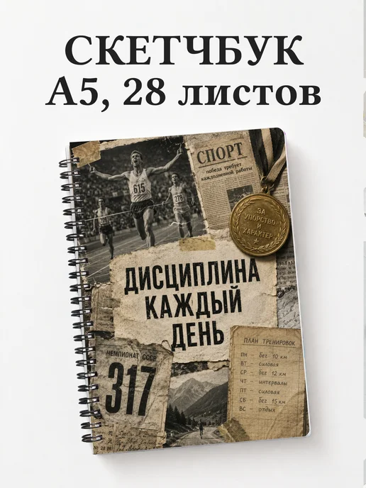 Скетчбук Бодибилдинг
