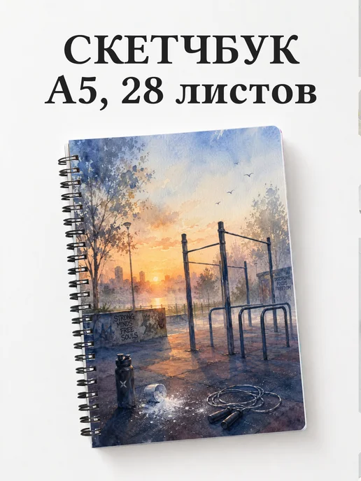 Скетчбук Воркаут