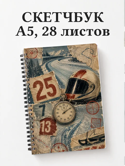 Скетчбук Бобслей