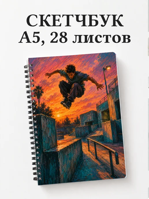 Скетчбук Паркур