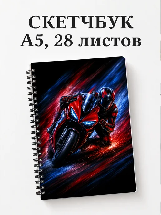Скетчбук Мотоспорт