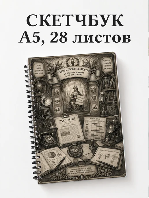 Скетчбук PR-специалиста