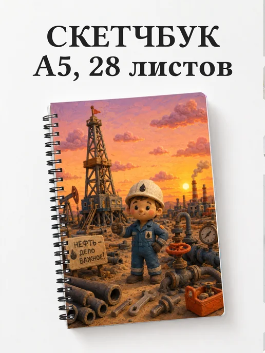 Скетчбук нефтяника