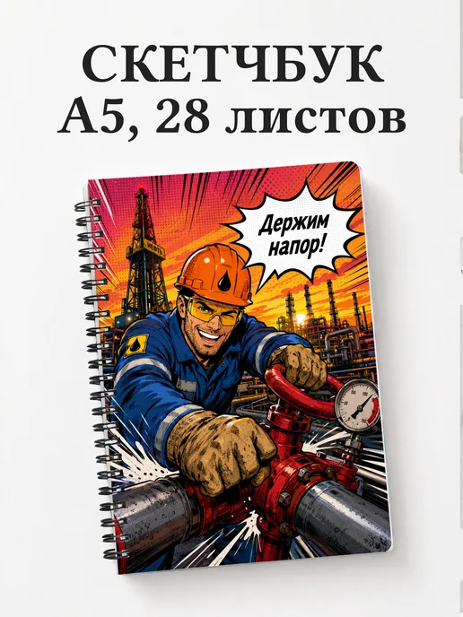 Скетчбук нефтяника