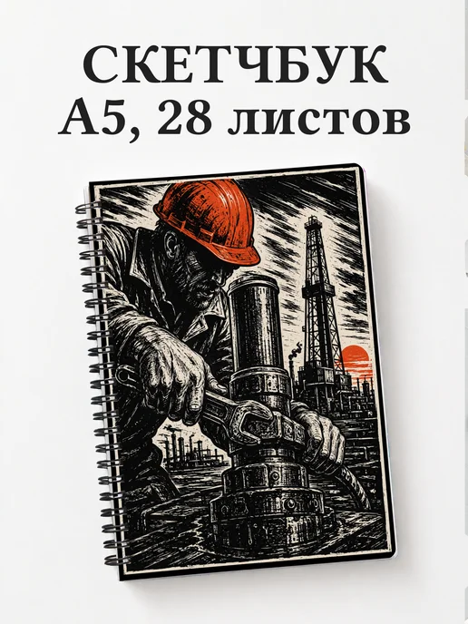 Скетчбук нефтяника
