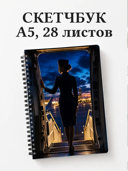 Скетчбук стюардессы
