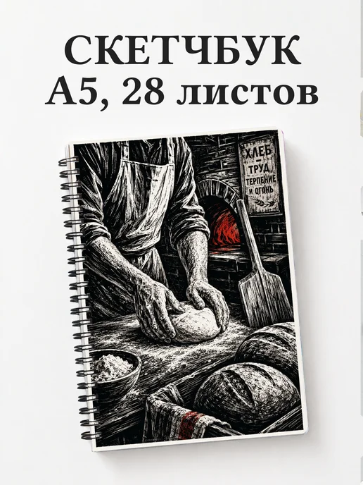 Скетчбук пекаря