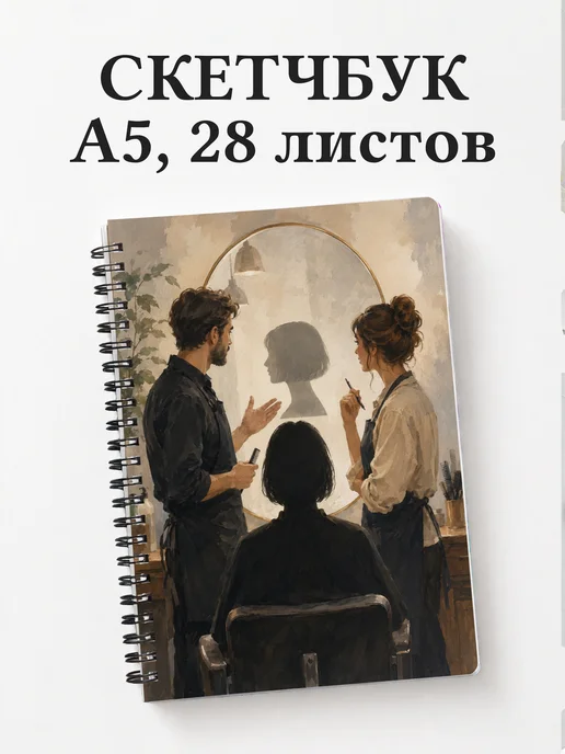 Скетчбук парикмахера