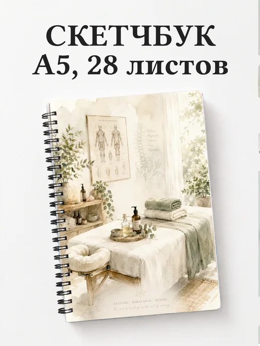 Скетчбук массажиста