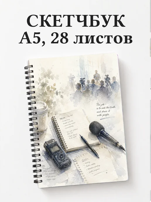 Скетчбук журналиста