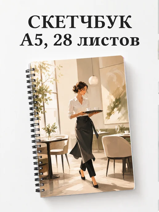 Скетчбук официанта